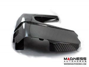 Alfa Romeo 4C Carbon Fiber Engine Cover - w/ Red Alfa Romeo Lettering